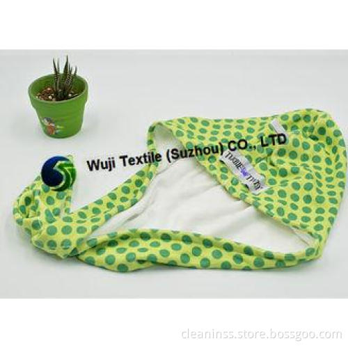 Customized Pattern Absorbent Microfiber Towel for Hair Dryi